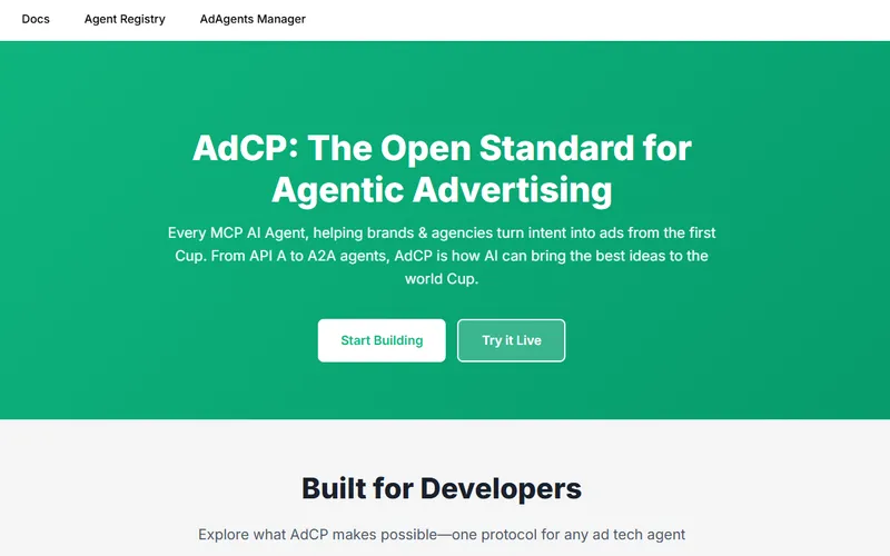 AdCP is an attempt to allow natural language ad buying